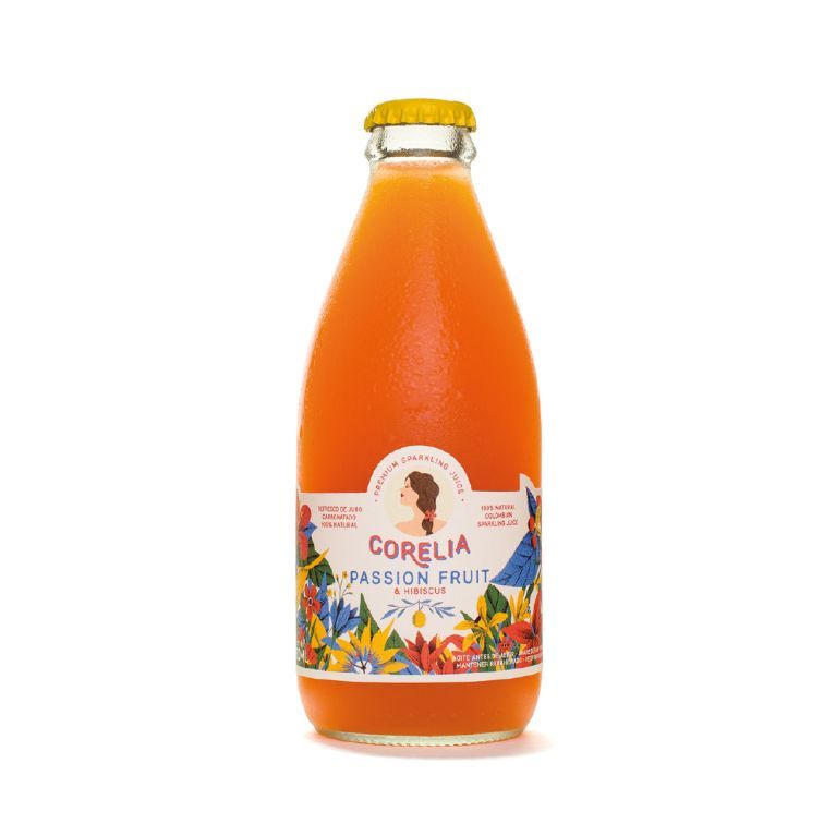 Soda Natural de Maracuyá con Flor de Jamaica 