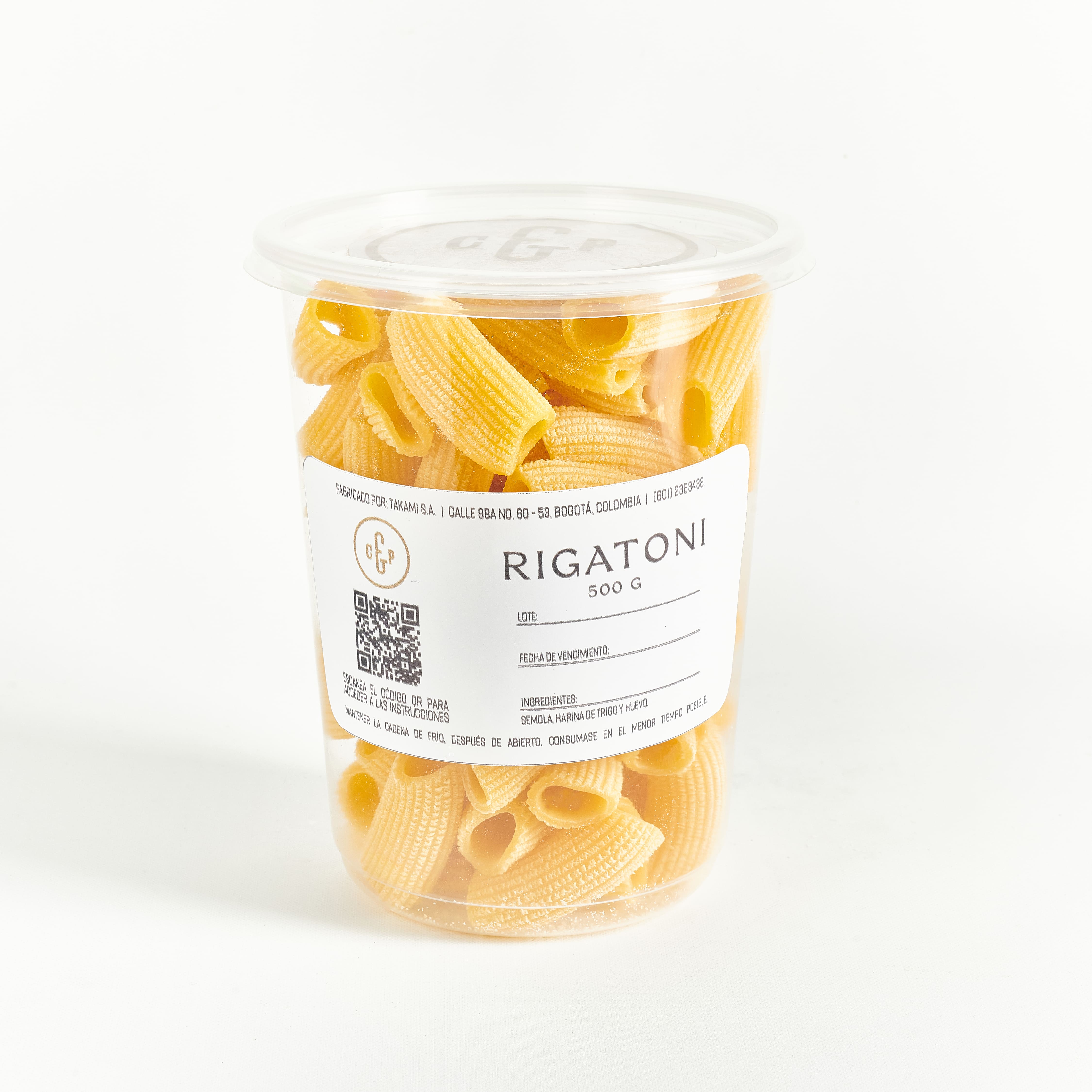 Pasta Rigatoni Fresca (500gr)